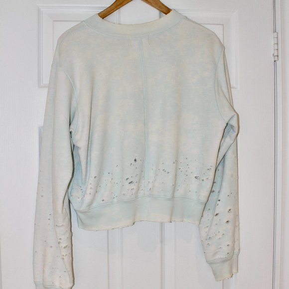 Cotton Citizen Distressed Cropped Sweater - Picture 2 of 4
